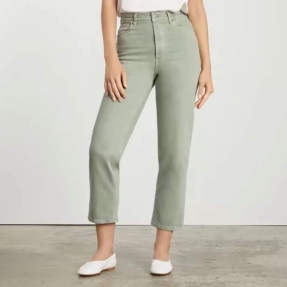 Everlane Way-High Jean Green
